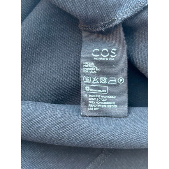 COS Womens Small Stretch-Jersey VNeck Tunic Dress Minimalist Modern Contemporary - Picture 11 of 14